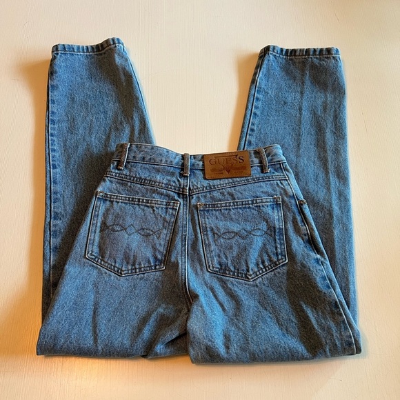 Rare Vintage Guess Jeans by Georges Marciano High Rise Tapered 10-124T Size 0 - Picture 7 of 16